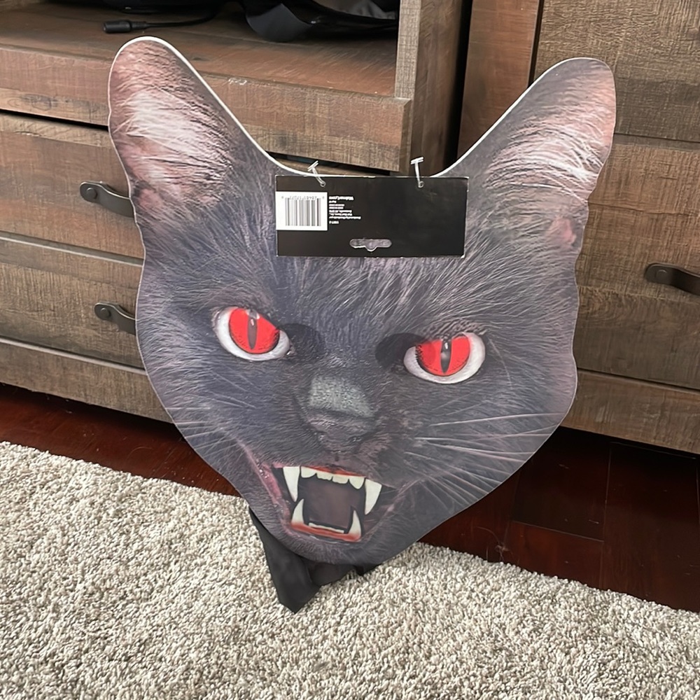 Halloween Cat Mask NWT